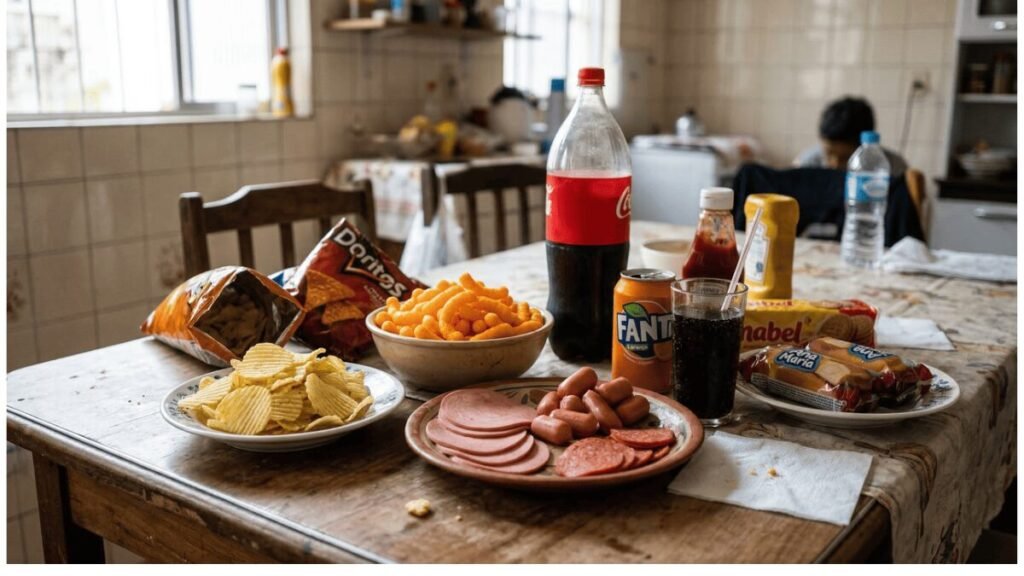 alimentos ricos em sódio